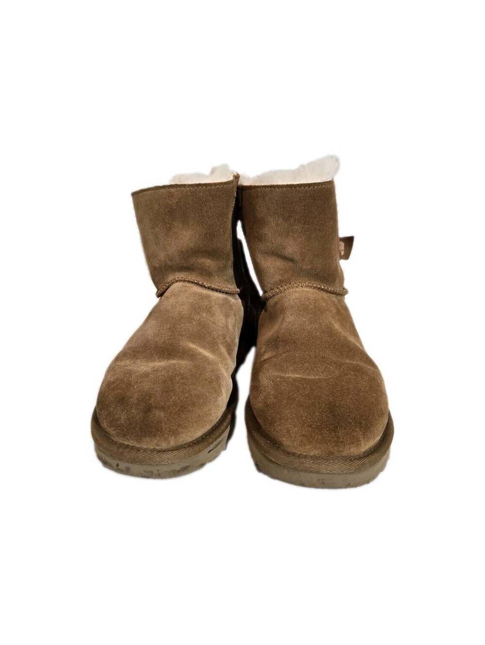 UGG Mini Bailey Bow Ii Women's Booties - Chestnut, US 7 Suede